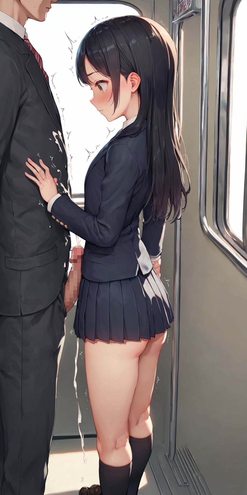 女子高生に擦り付け-2