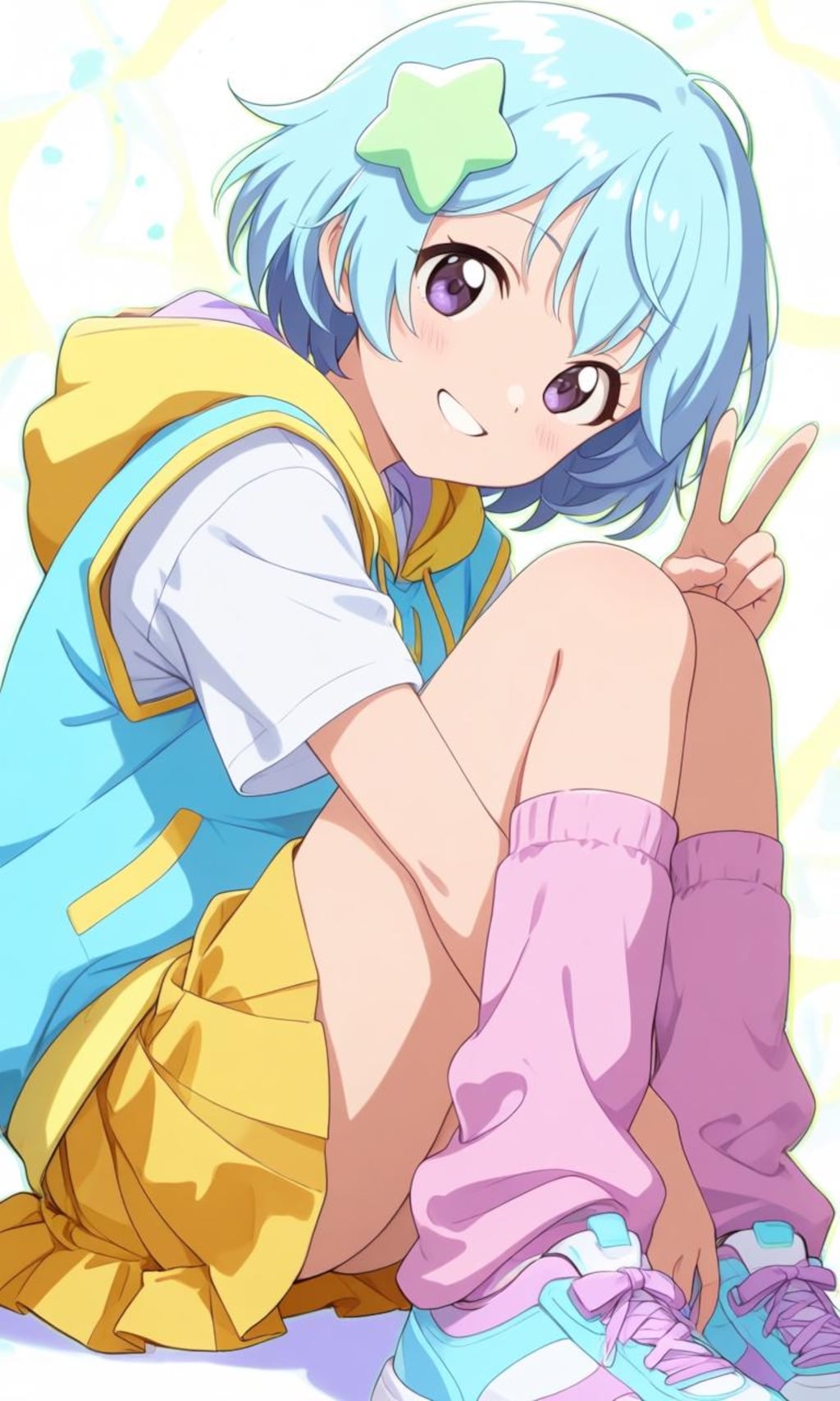 ピースサイン風ちゃん