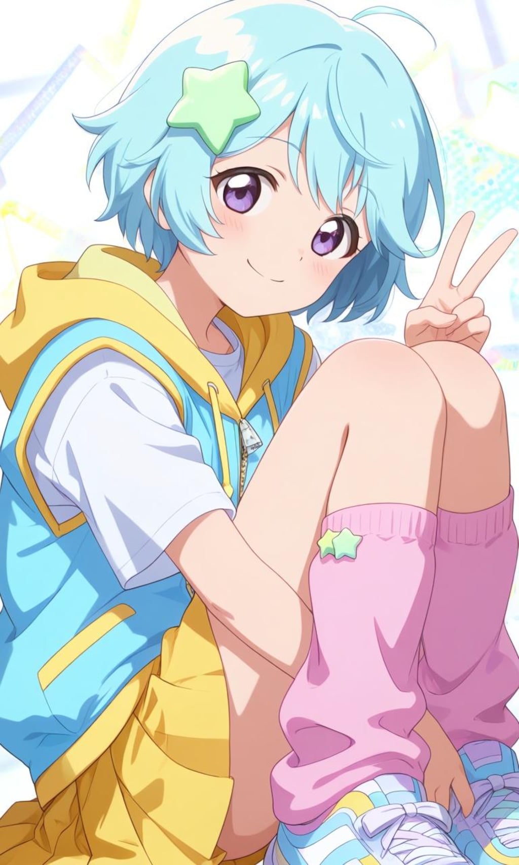 ピースサイン風ちゃん