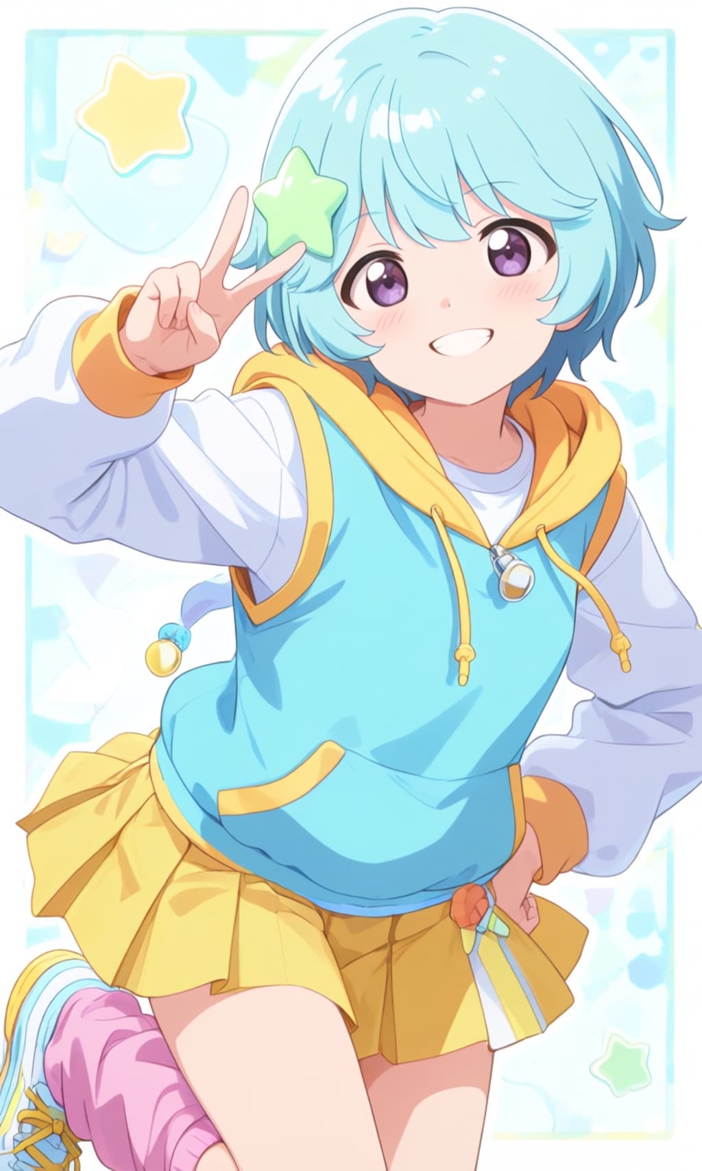 ピースサイン風ちゃん