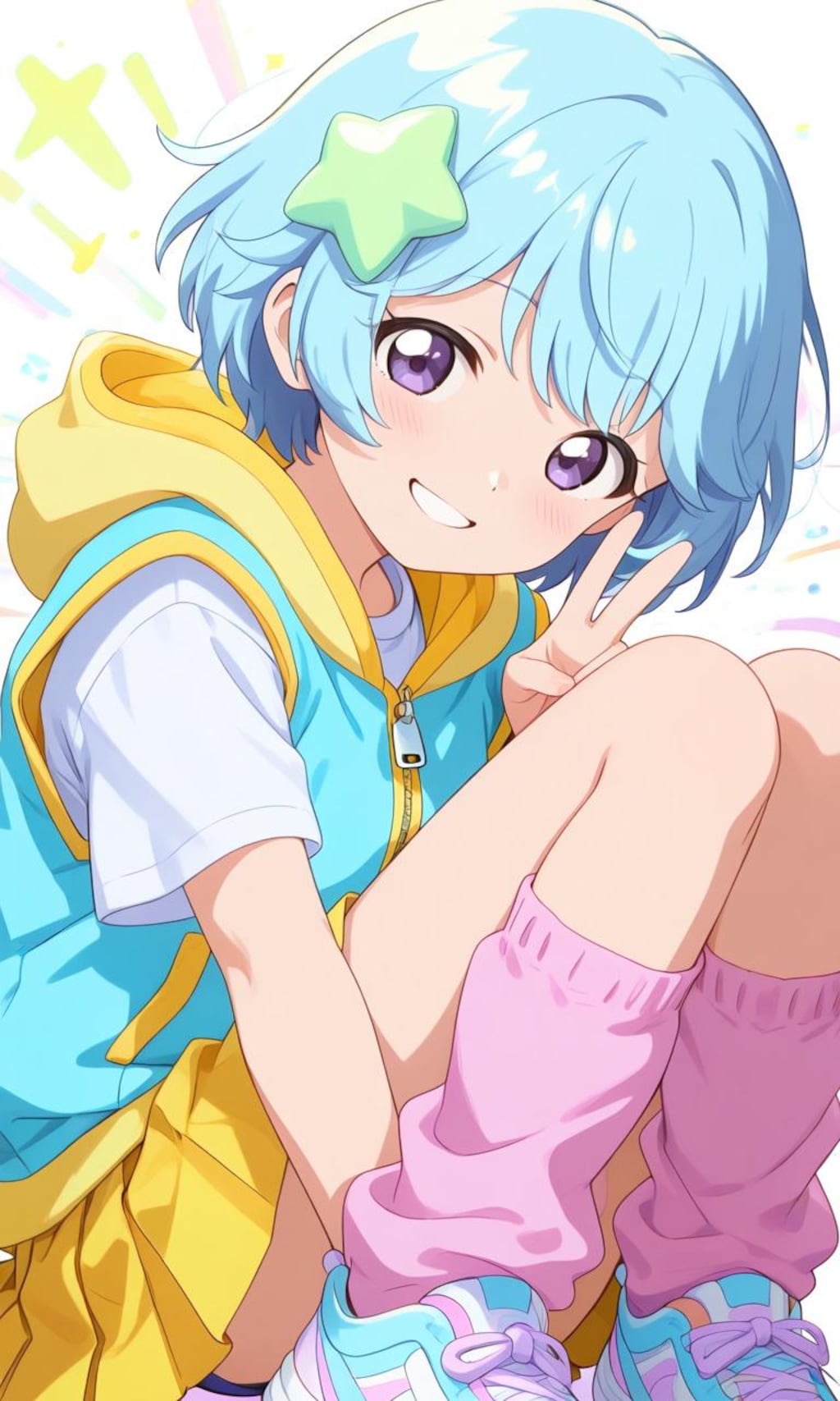ピースサイン風ちゃん