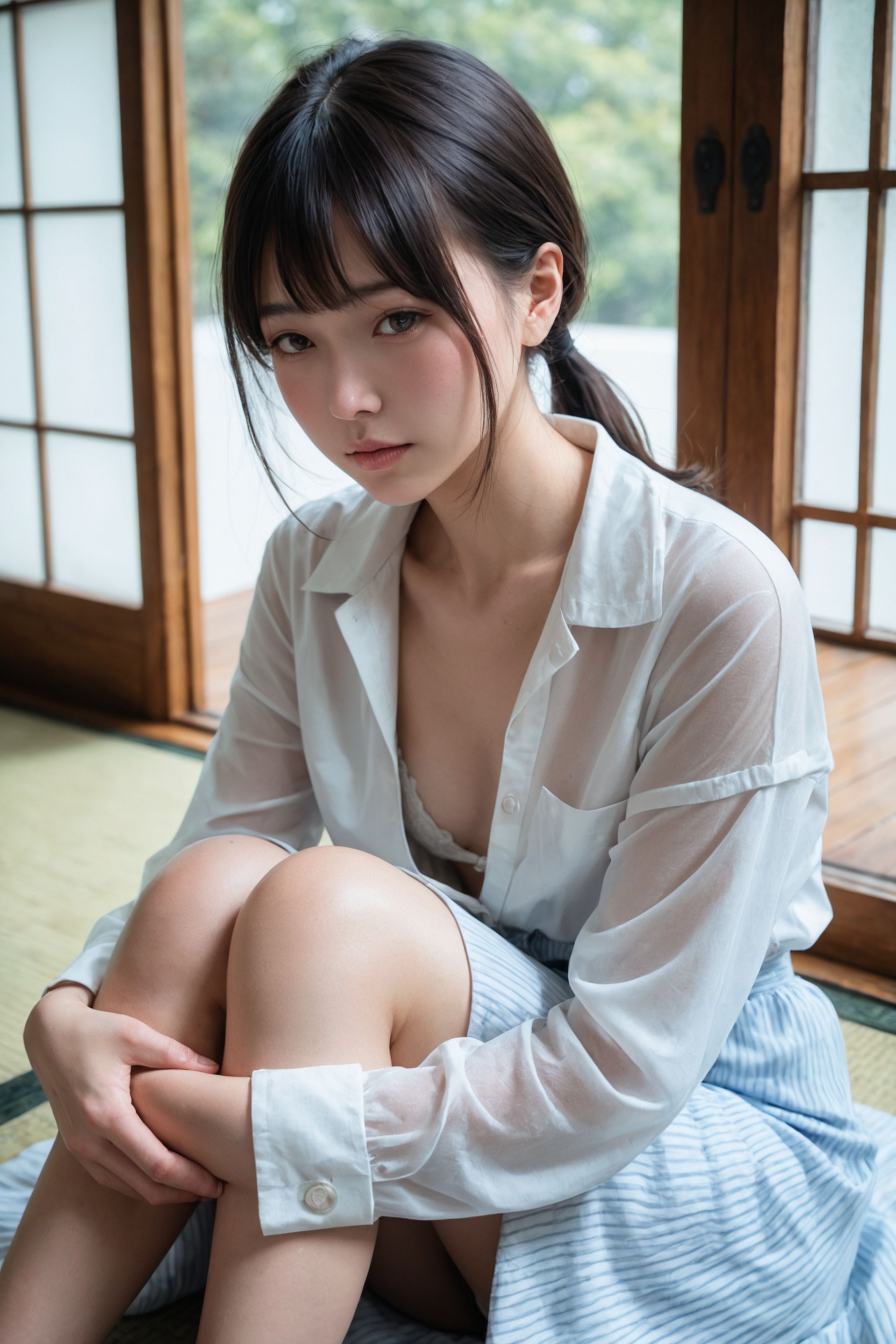 薄幸そうな女子