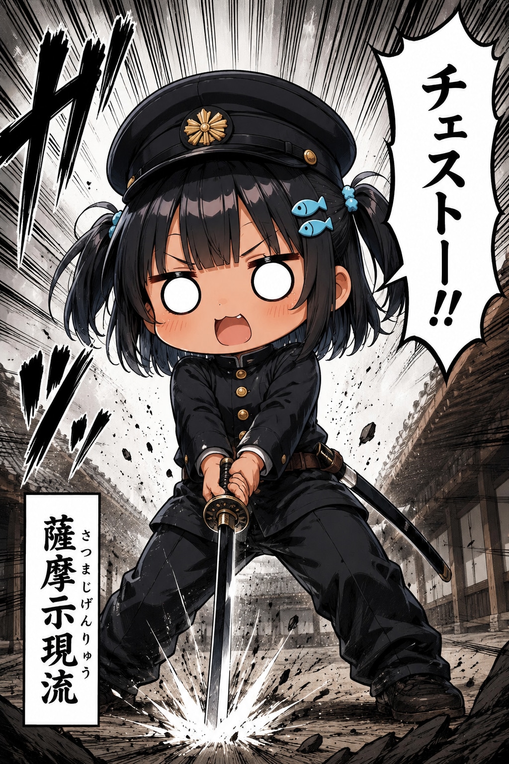 示現流のこなつちゃん