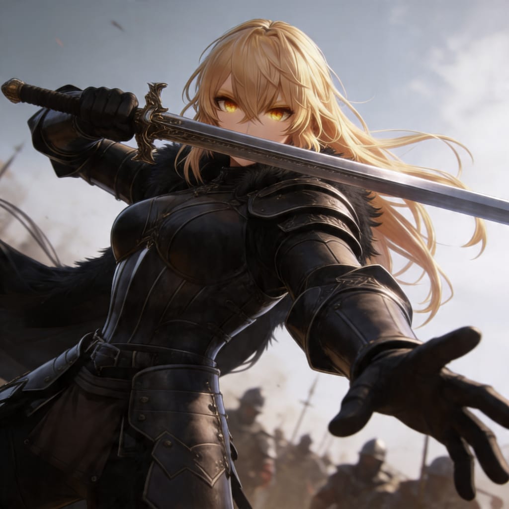 ブロンドの女騎士さん966