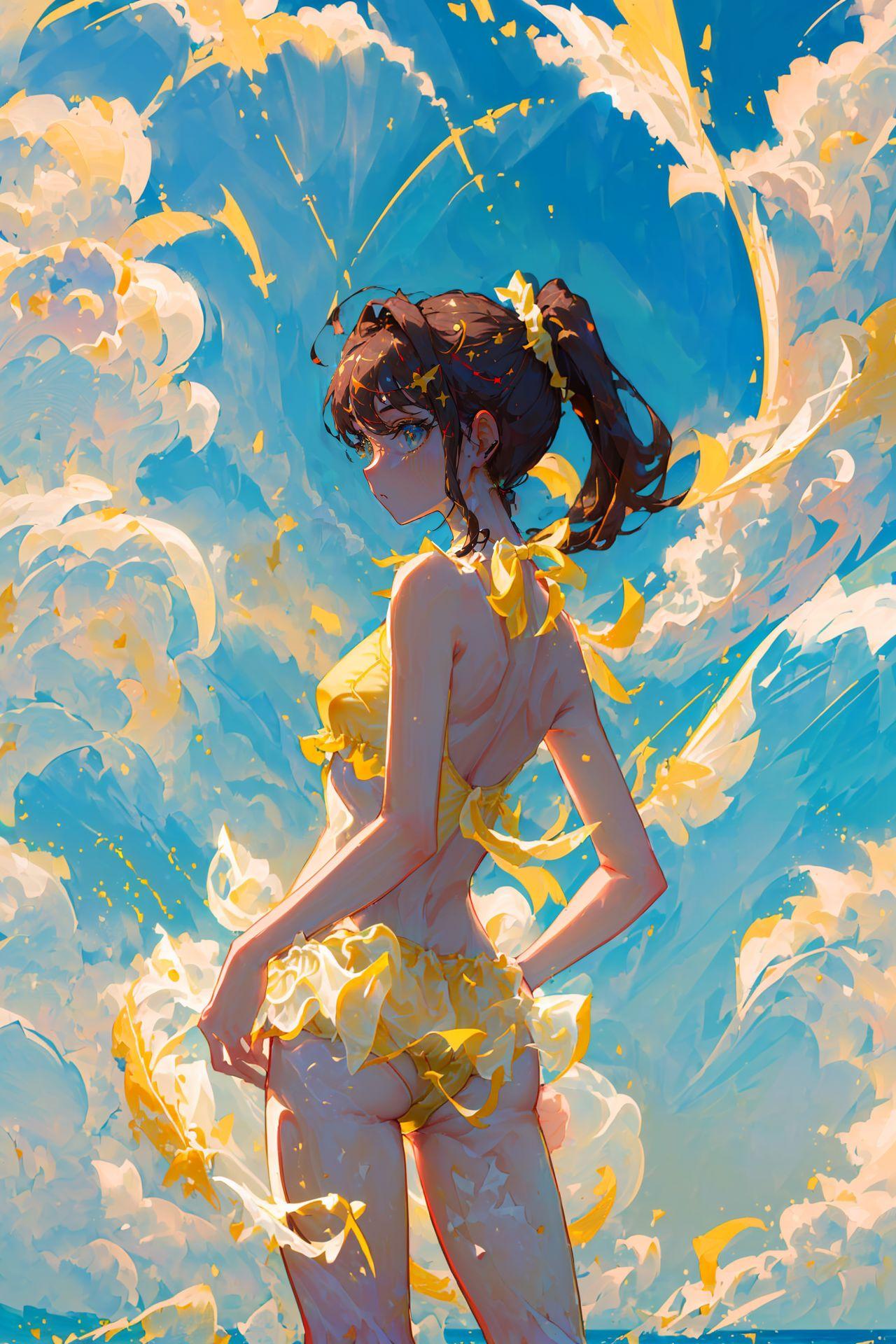 まぶしき水着