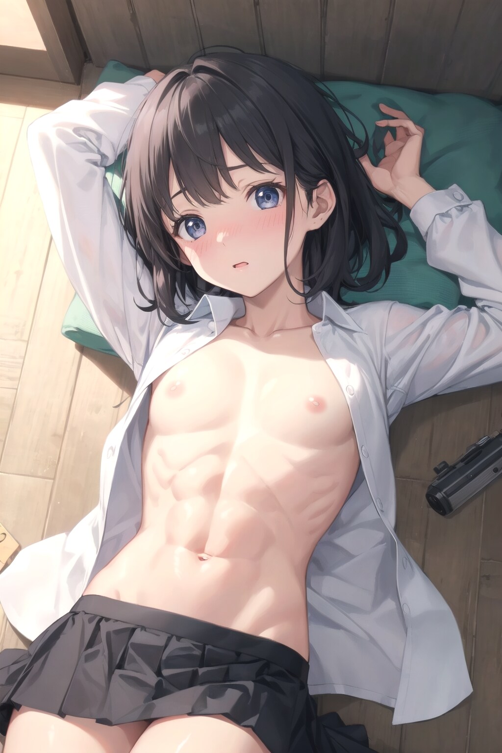 あどけない表情と肉体とのギャップ