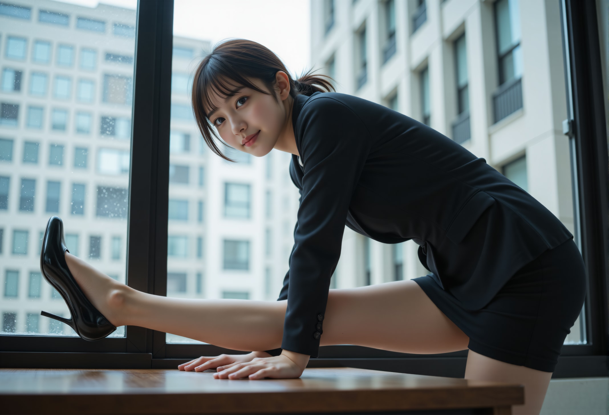 オフィスでストレッチ | の人気AIイラスト・グラビア