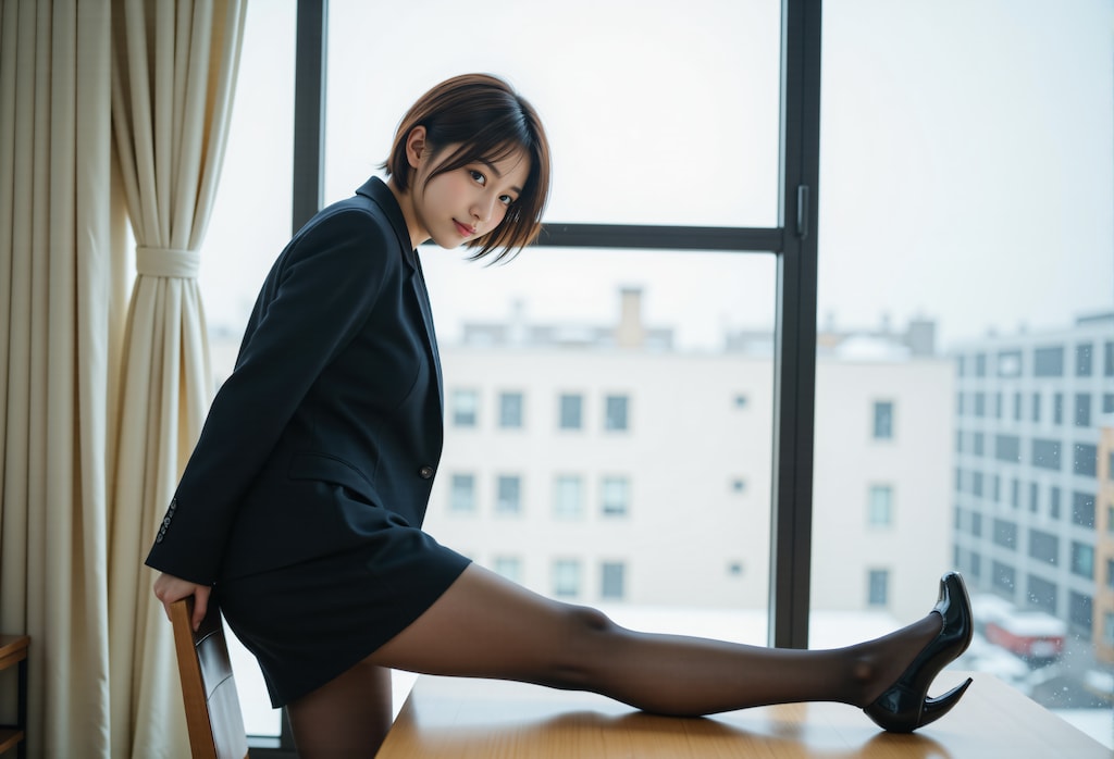 オフィスでストレッチ