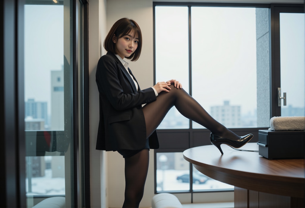 オフィスでストレッチ