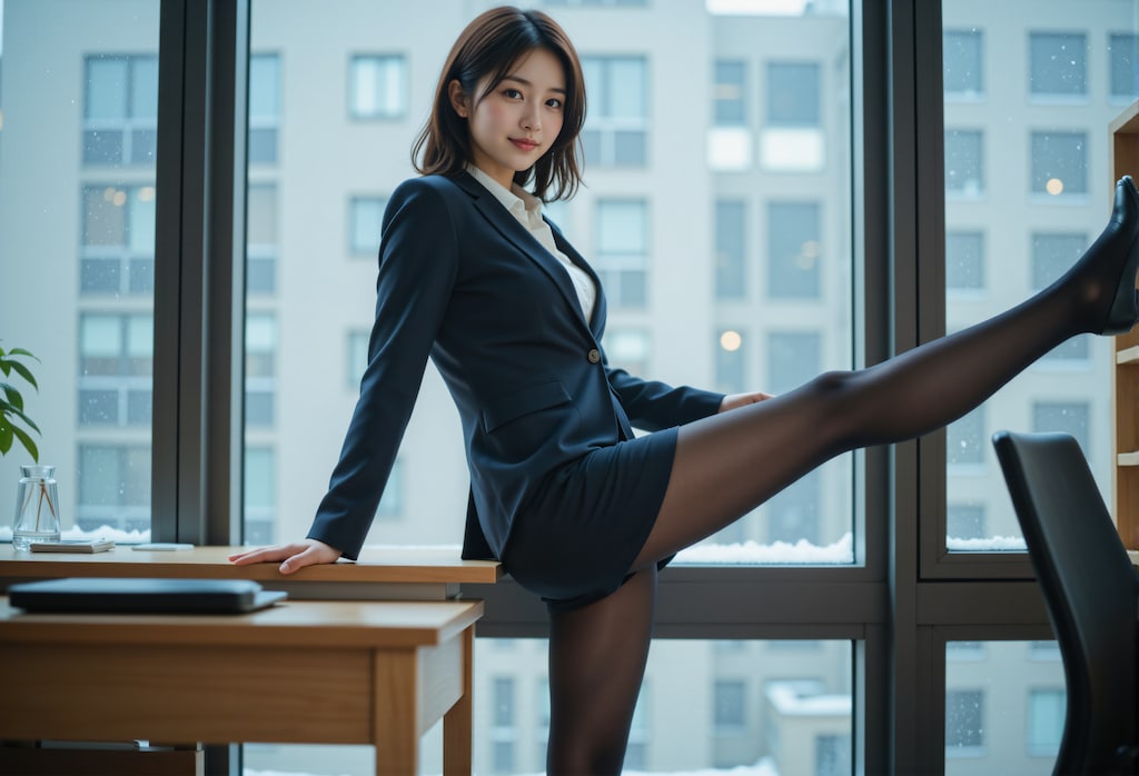 オフィスでストレッチ