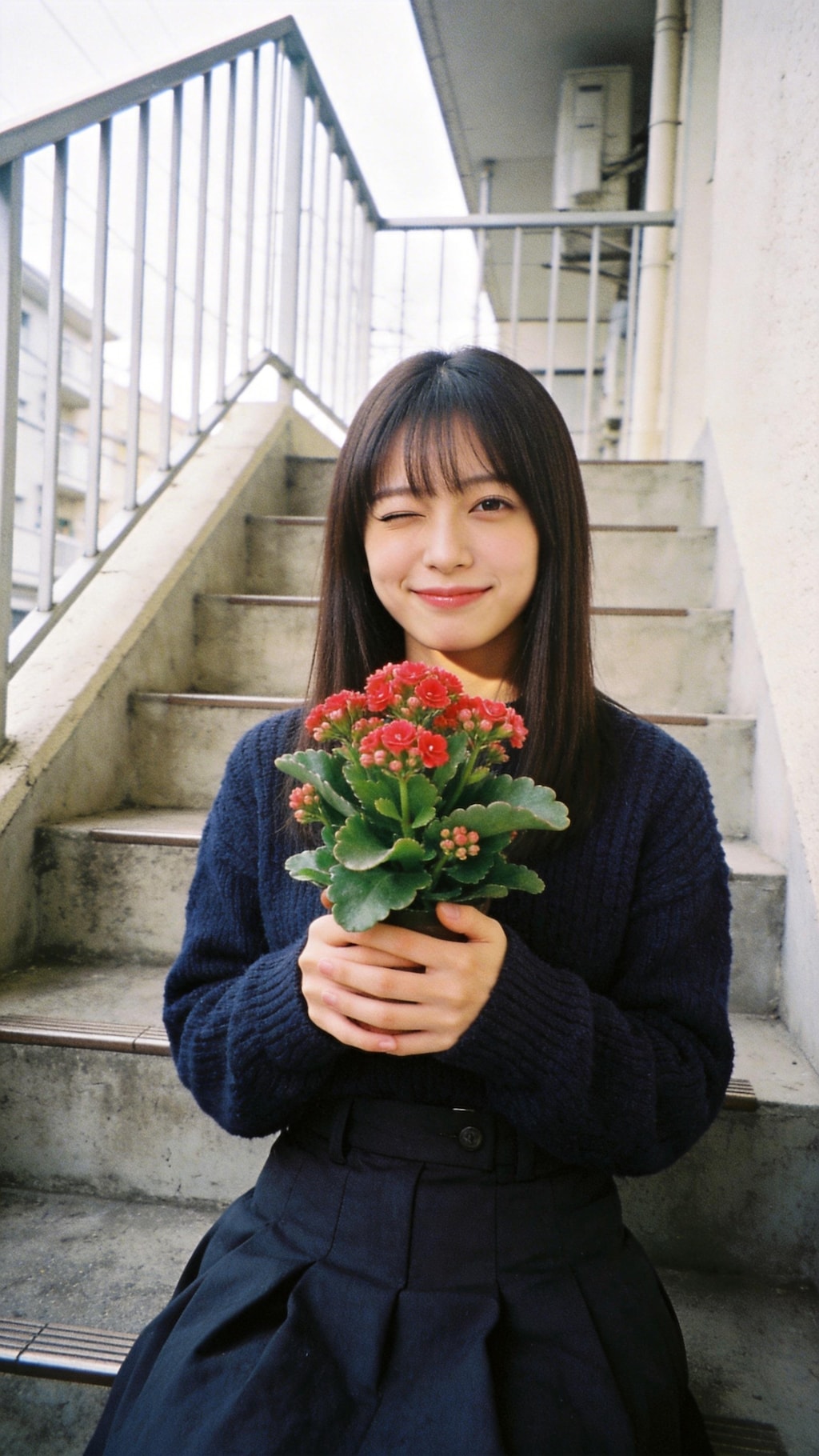 Crimson Whisper in the Frost