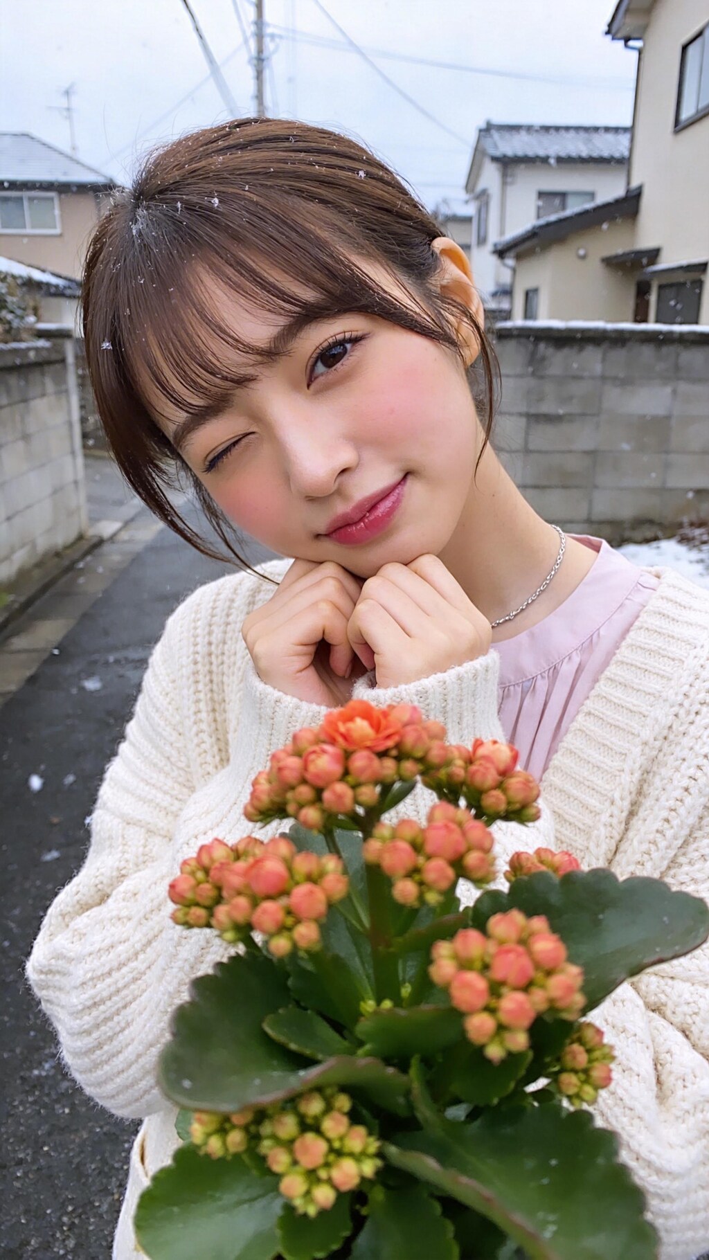 Crimson Whisper in the Frost