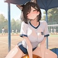 ブルマで野球 2枚目