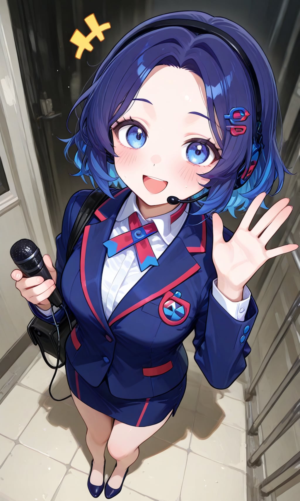 明るいバスガイドさん