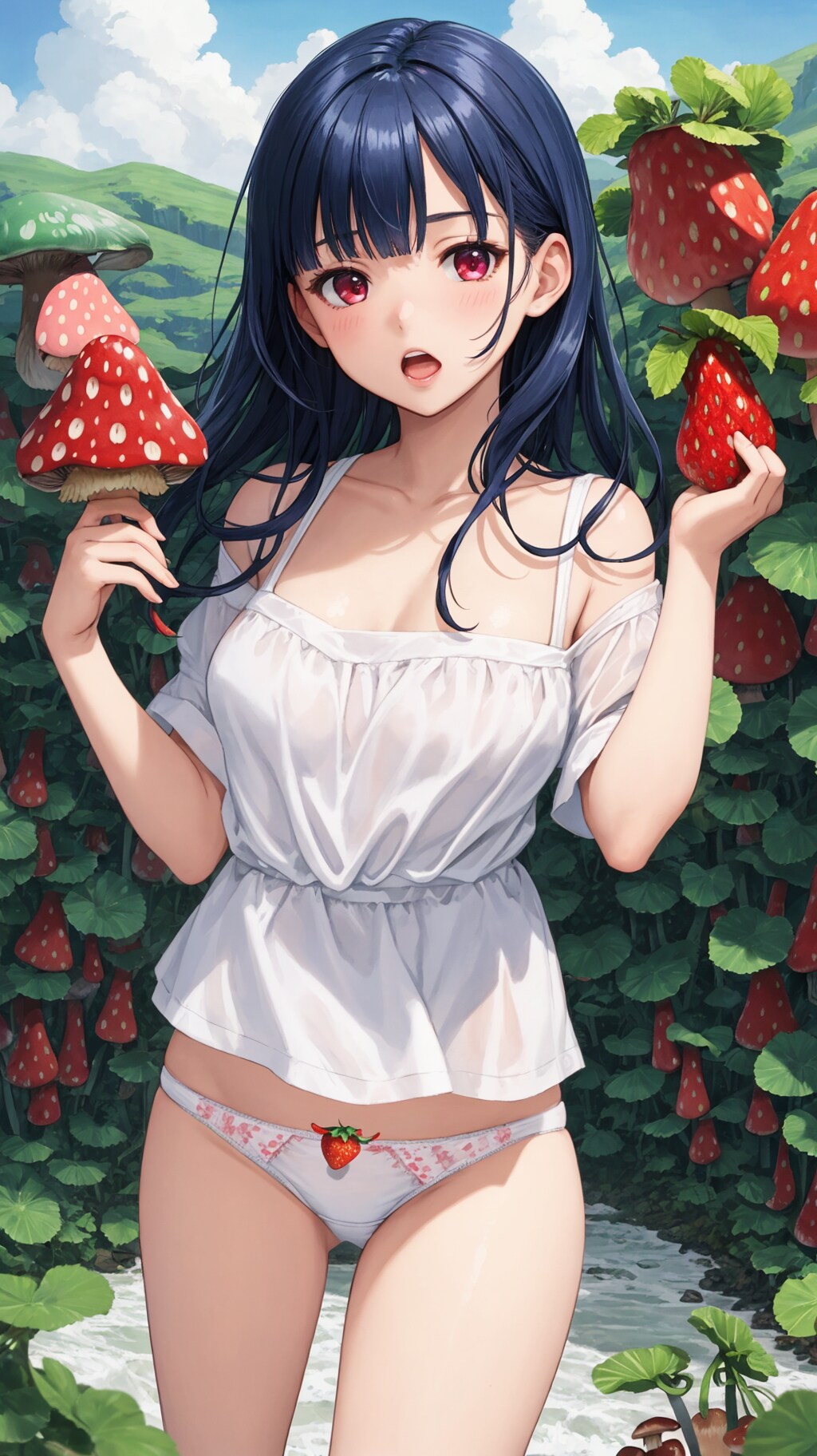 10月15日はキノコの日、そして毎月15日は苺の日 第二弾 この茸はきっと毒だよね。