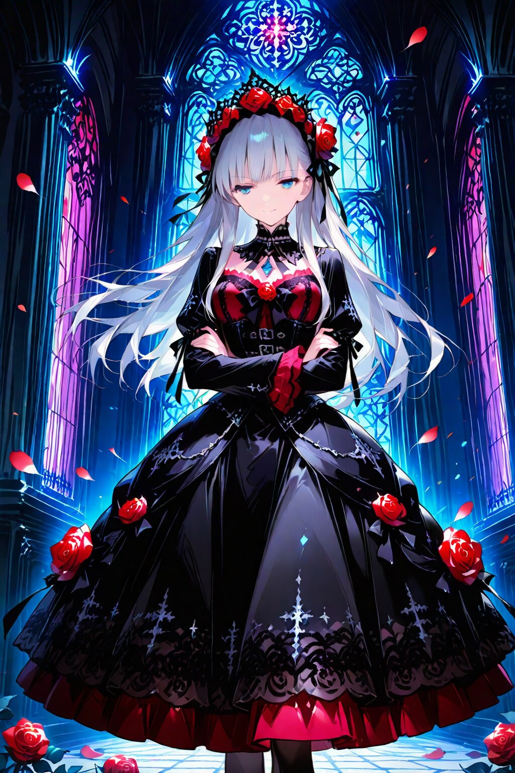 薔薇色の影を纏って | の人気AIイラスト・グラビア