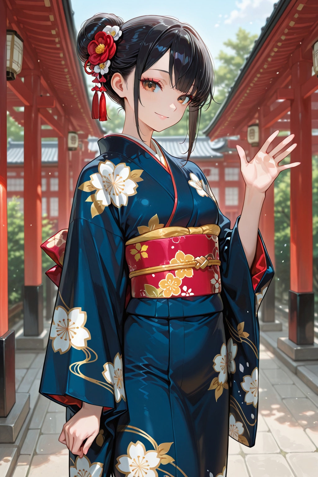 ECHIDNAで着物お姉さん　260201