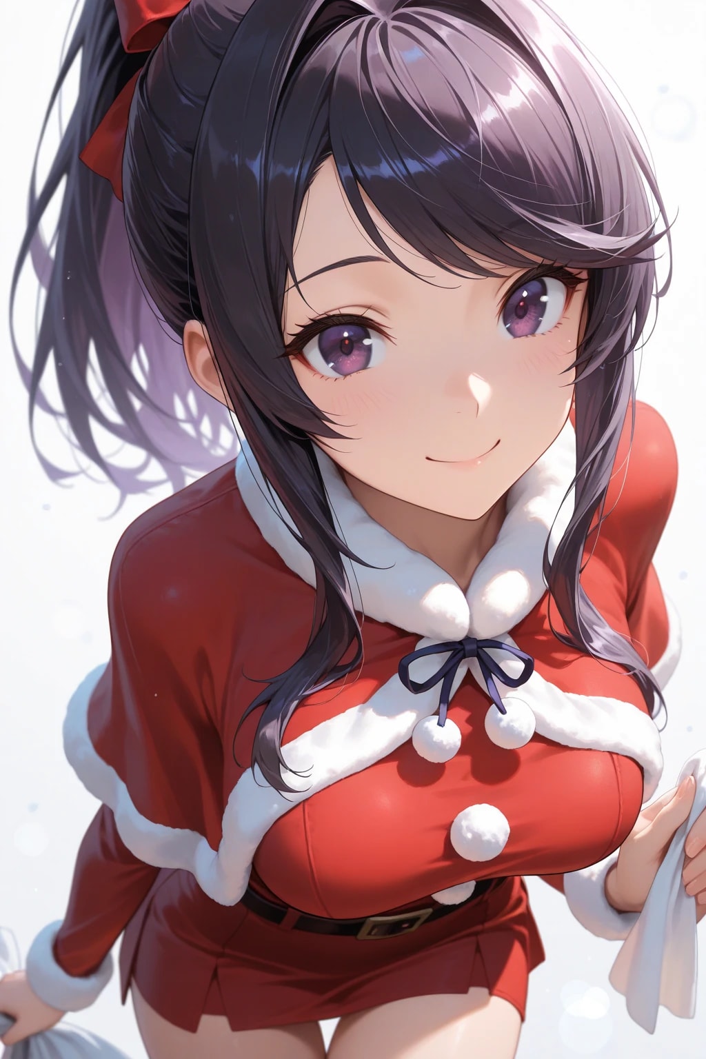 サンタコス　碧嶋水都 | の人気AIイラスト・グラビア