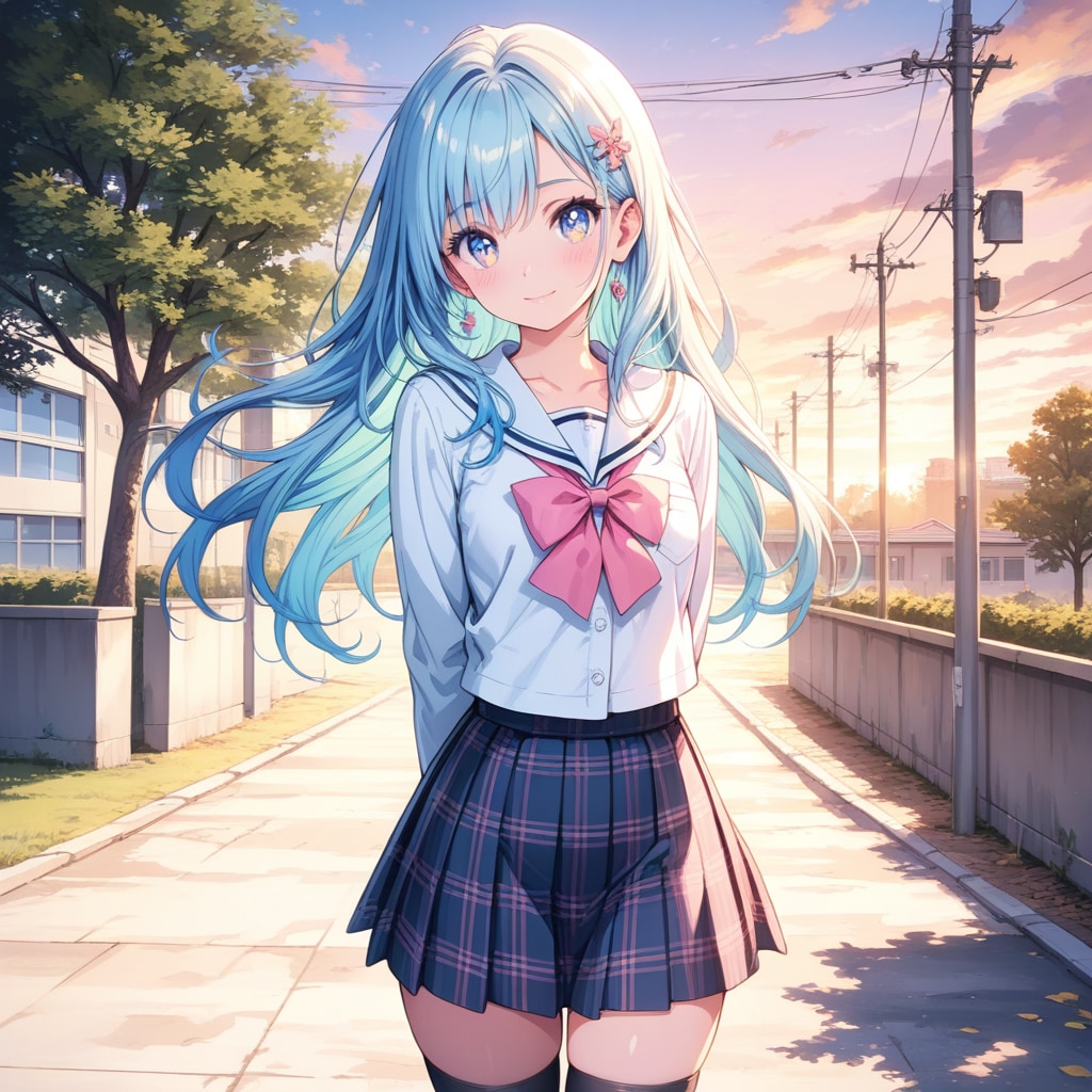 帰り道 | の人気AIイラスト・グラビア