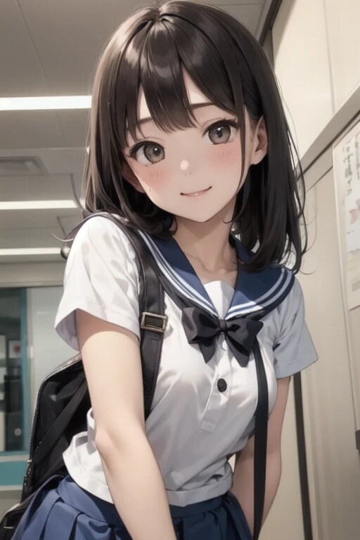始業式終わったらまた今日もパパに宿題監禁されるんでしょっお兄ちゃんっ | の人気AIイラスト・グラビア