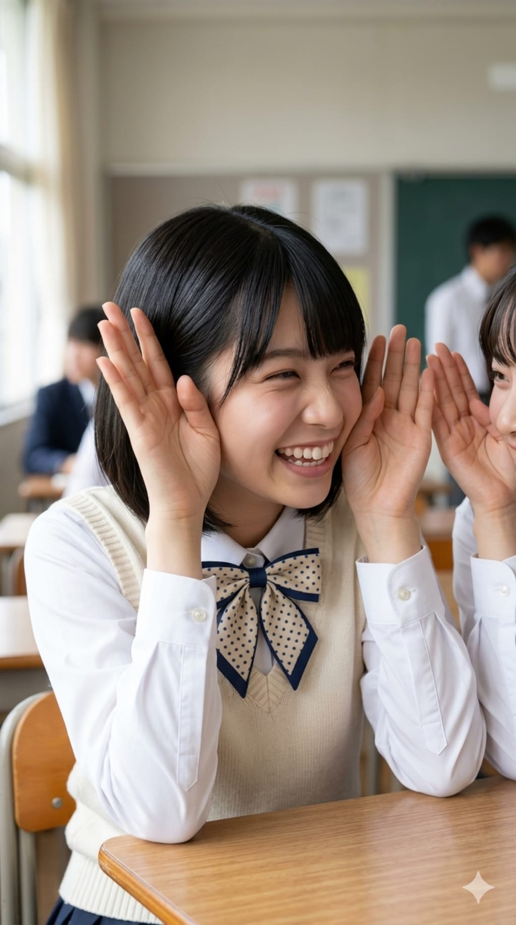 【超cute純真青春】教室の天使が放つ“連続ウサぴょんポーズ”の攻撃力がヤバい…ッ！！『無限うさ耳フェスティバル』を5連射でお届け！！💦✨