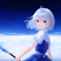 星と雪の魔法少女 3枚目