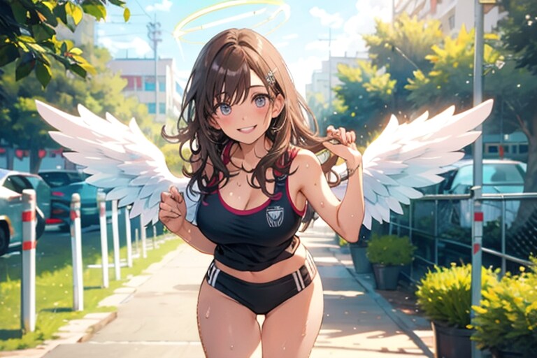 セパレートブルマで降り立つ天使さん