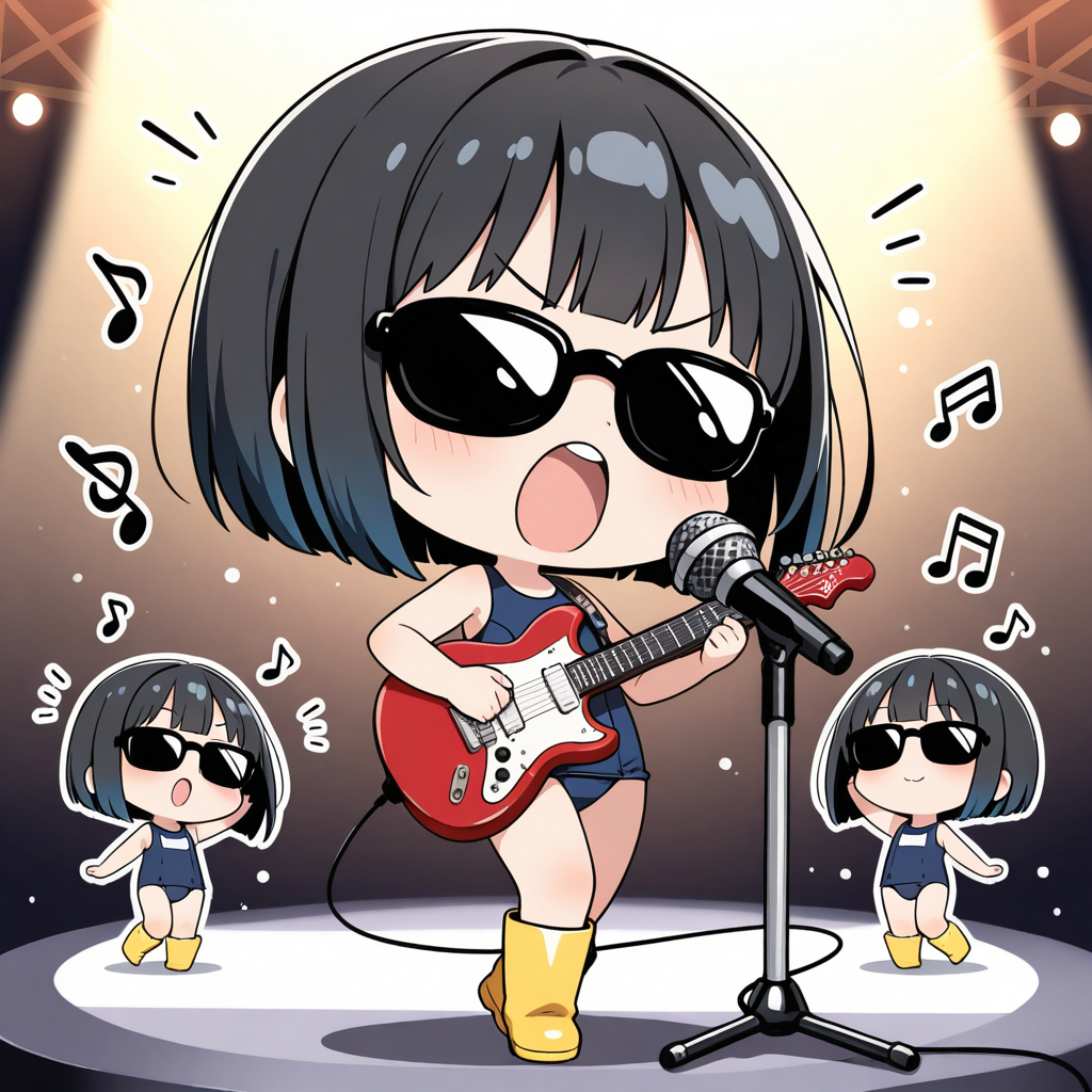 ちび過ぎるスク水オブロック！！