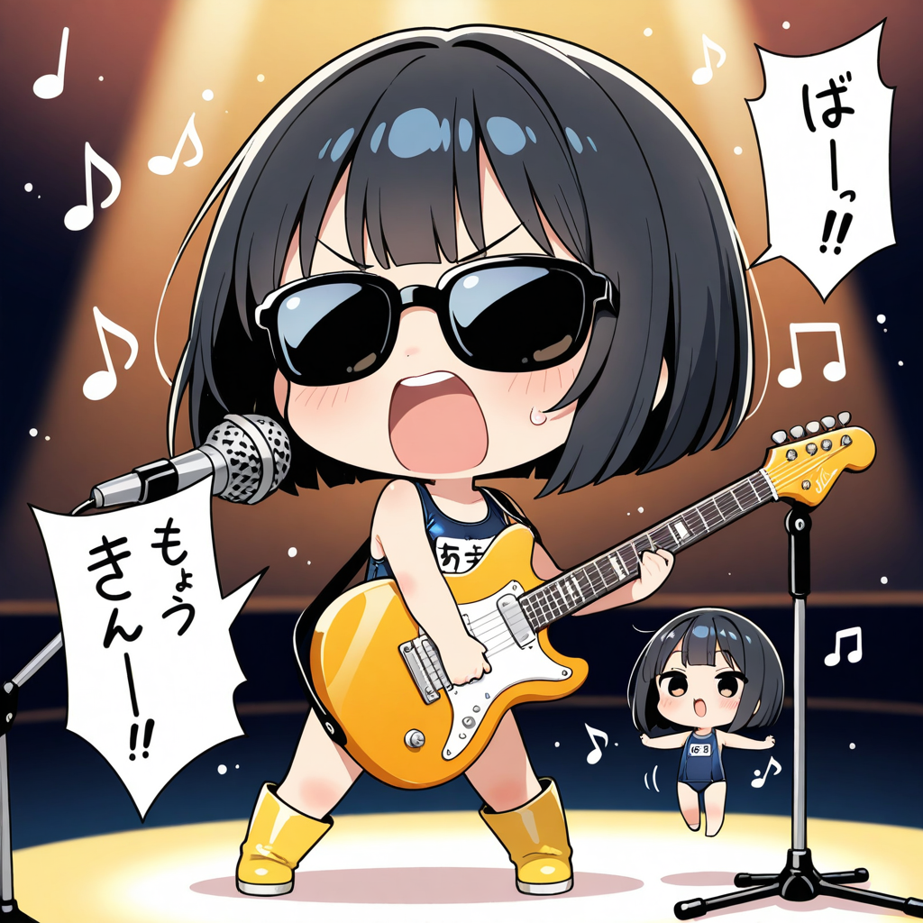 ちび過ぎるスク水オブロック！！