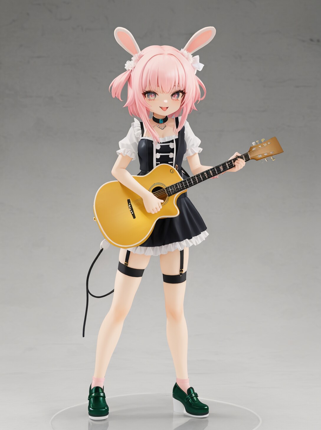 うさ耳ギターガール | の人気AIイラスト・グラビア