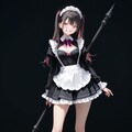 草刈りメイドさん。アングル弄ってみたよ。 3枚目