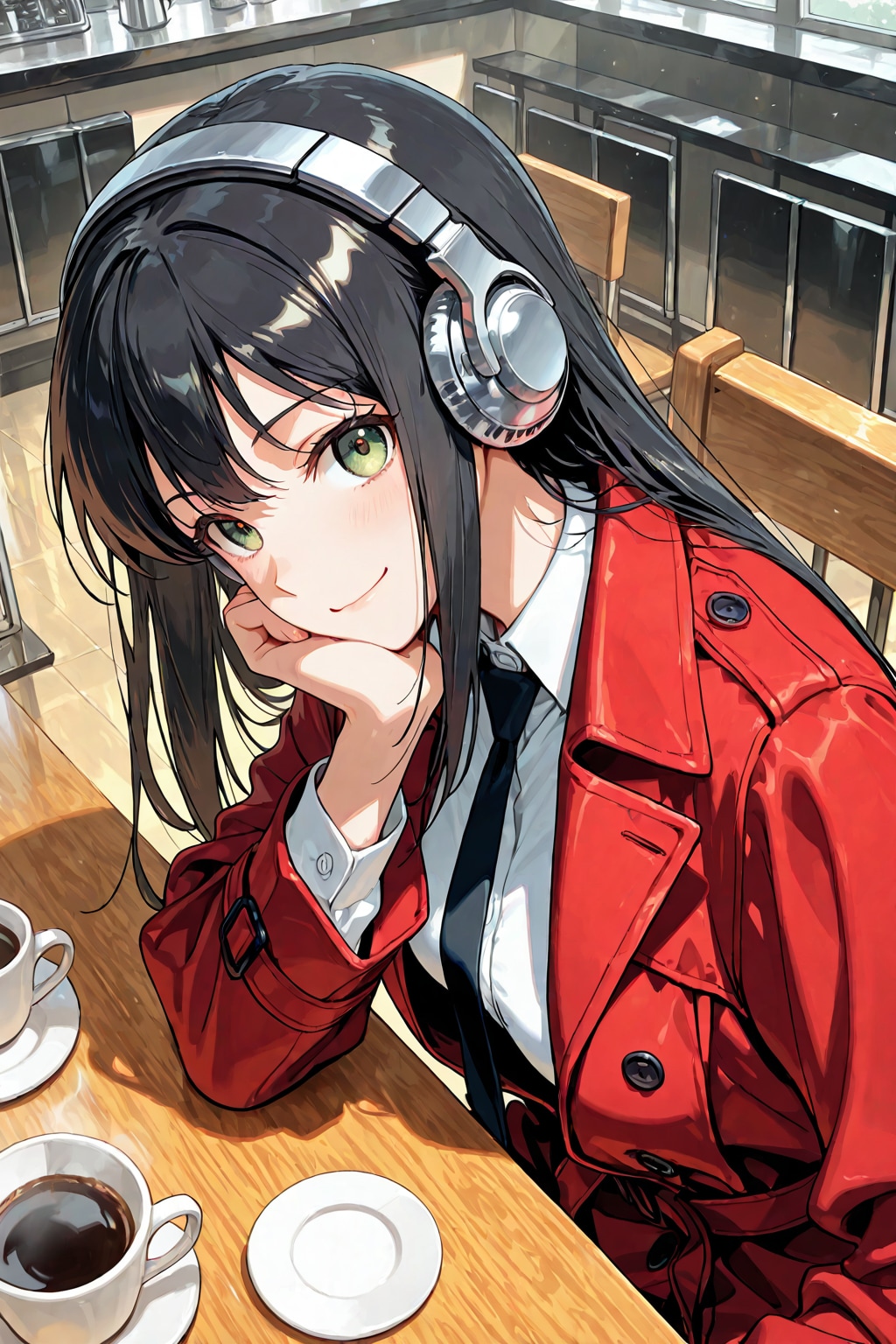 ヘッドホンを装備した後輩 | の人気AIイラスト・グラビア