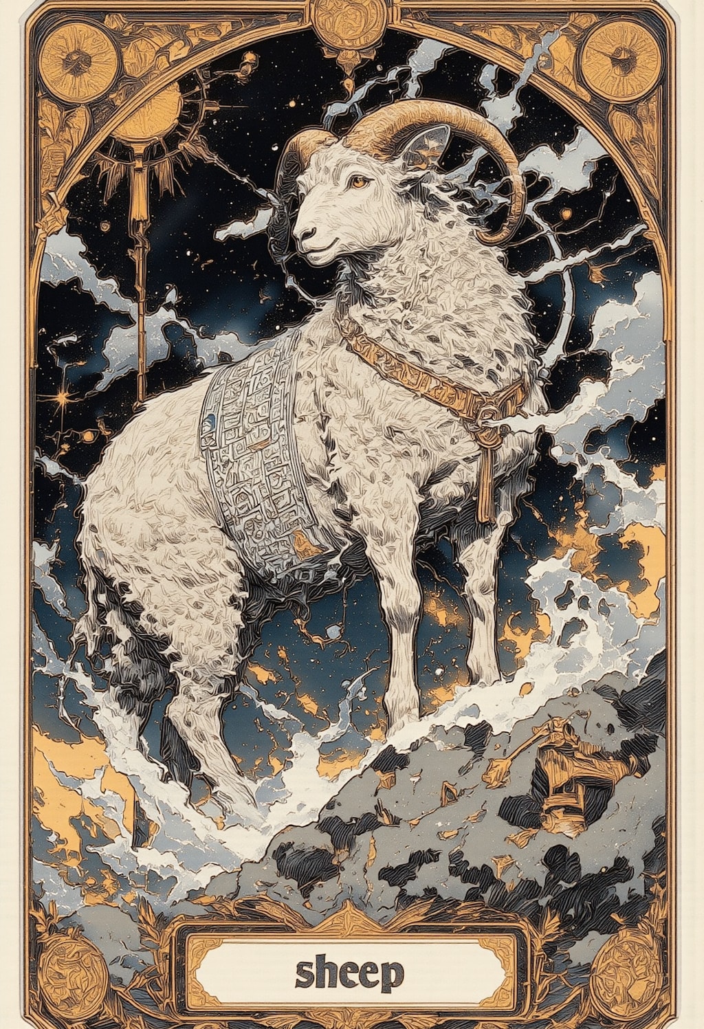 タロットカード: 羊