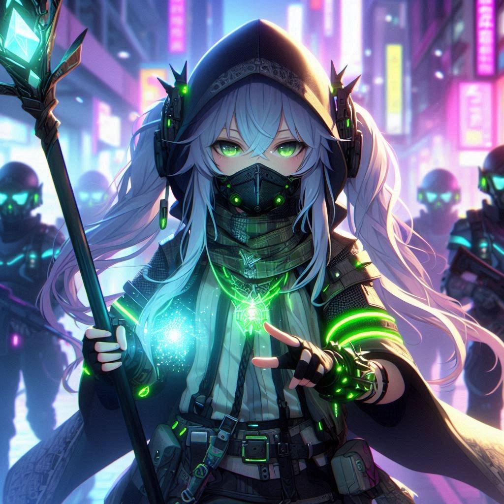 サイバーパンク魔法使い