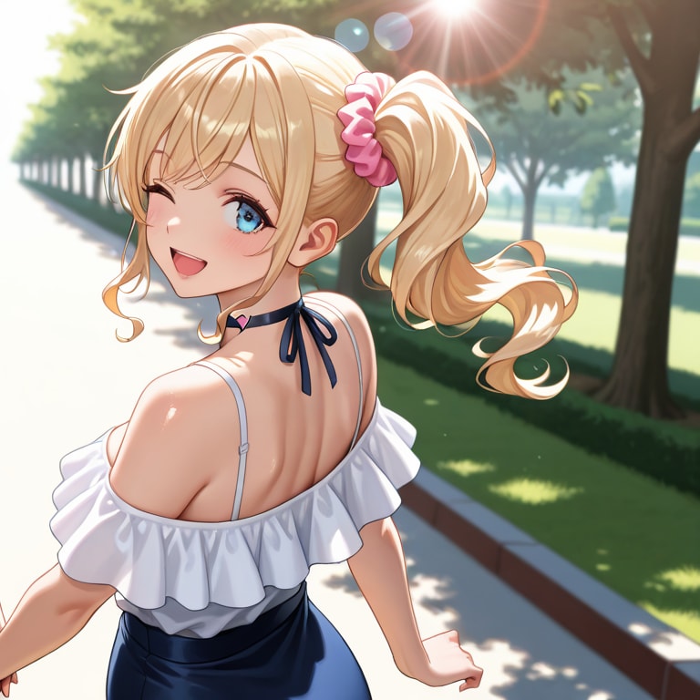 微笑む二人 | の人気AIイラスト・グラビア