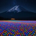 富士山をイルミネーションした。６ 5枚目