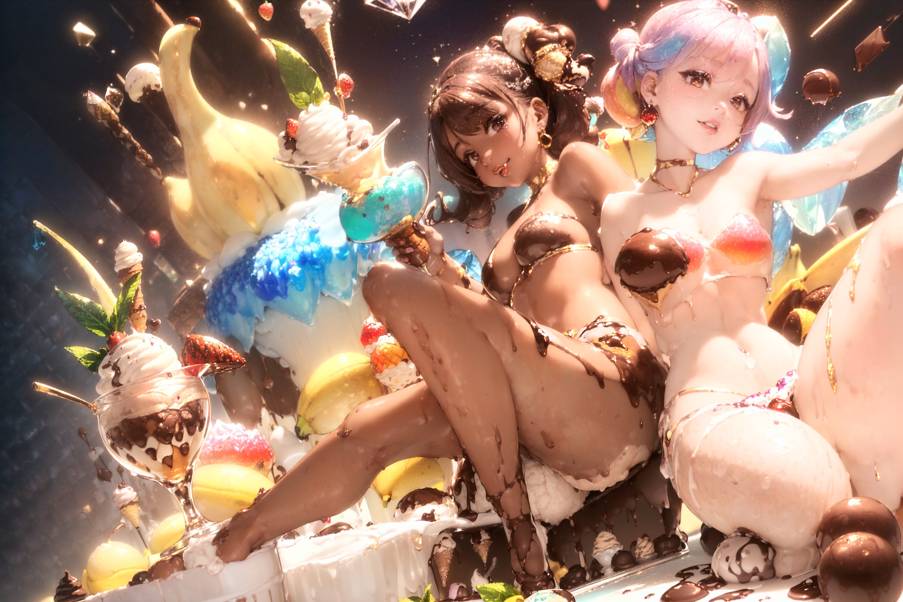 あま～いプールで💛