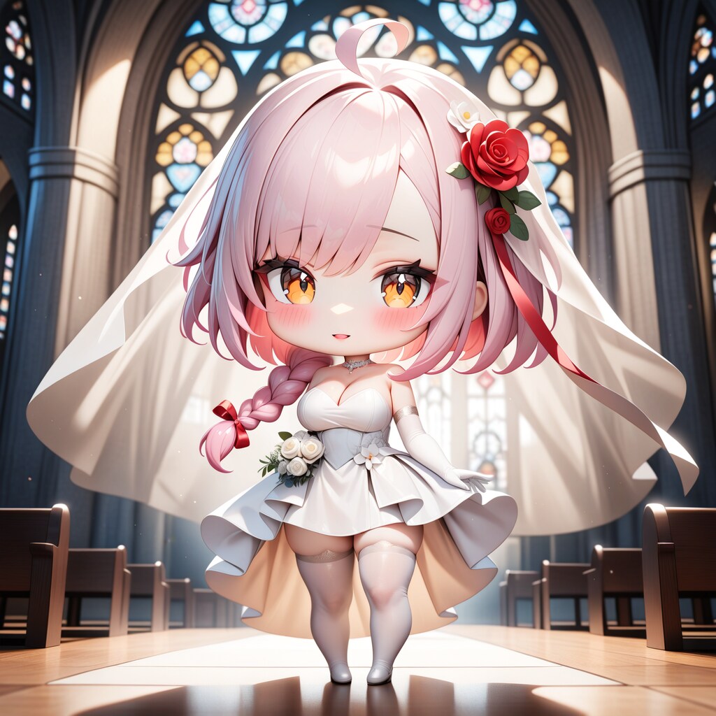 花嫁I花 デフォルメフィギュア風