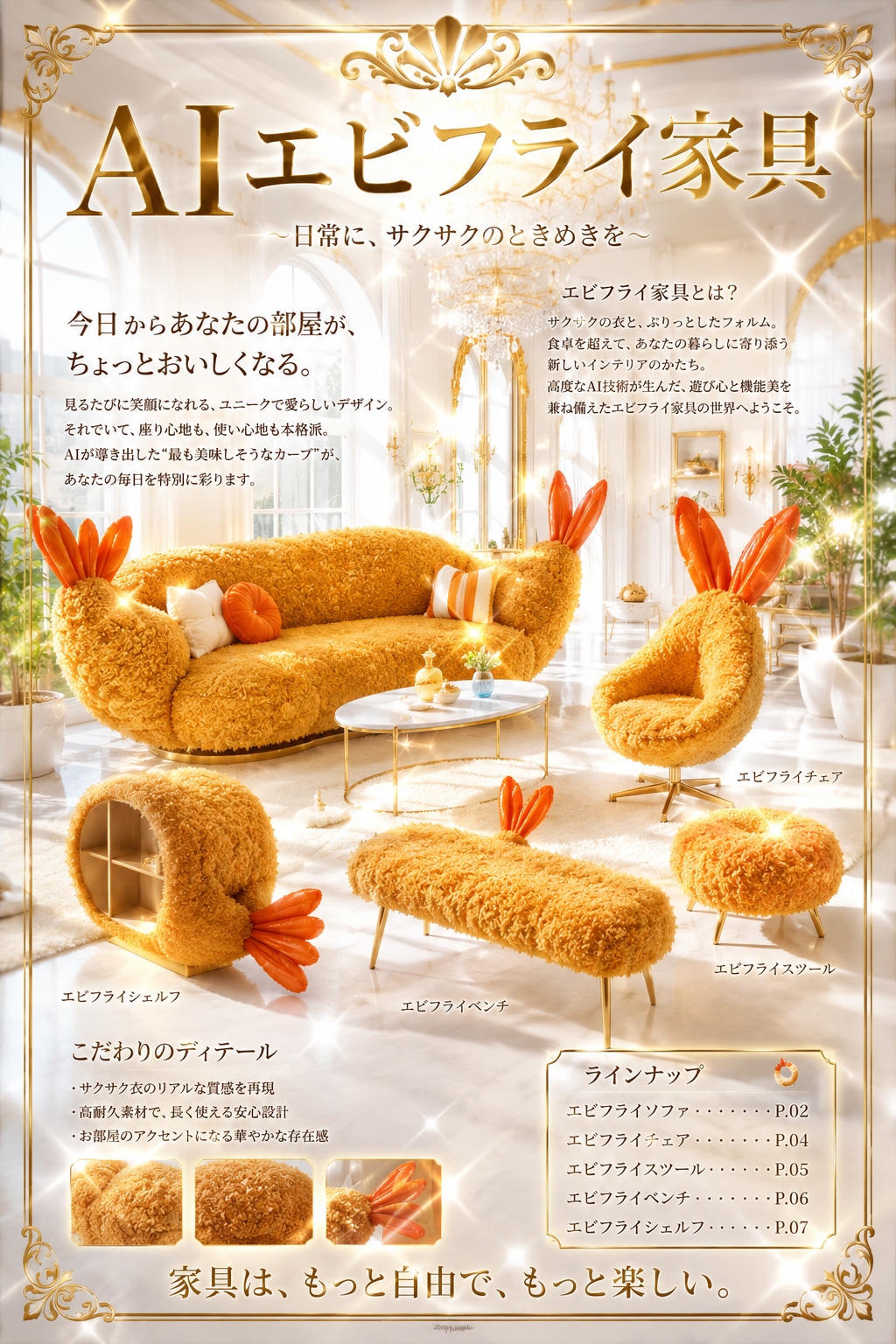 エビフライ家具