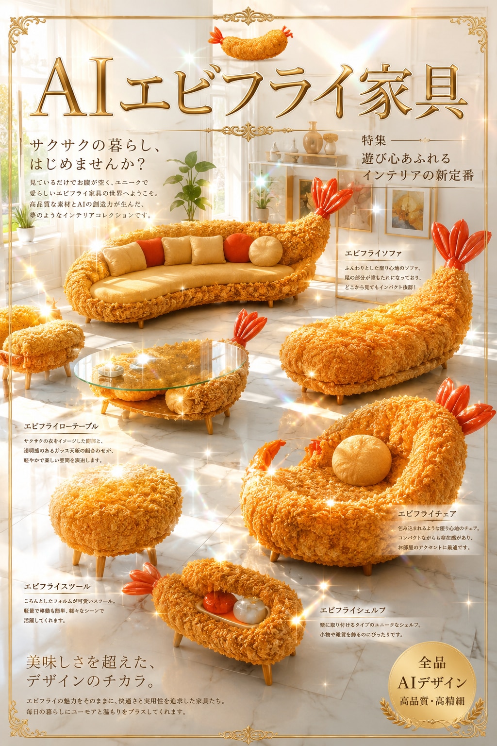 エビフライ家具