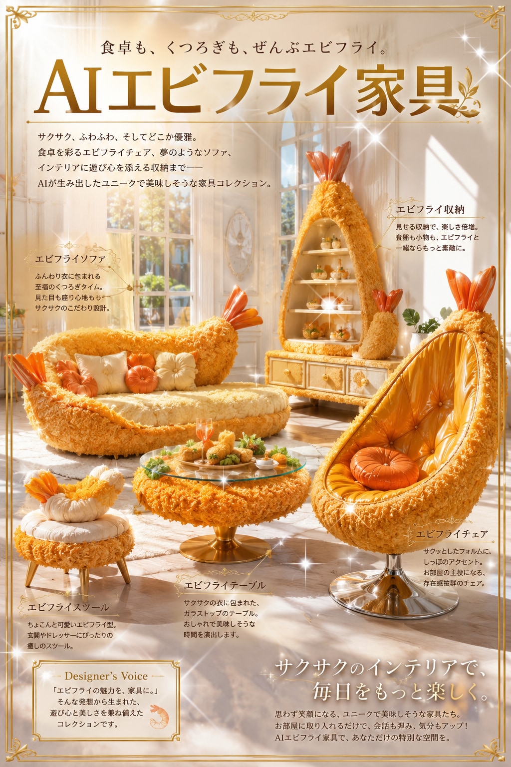 エビフライ家具
