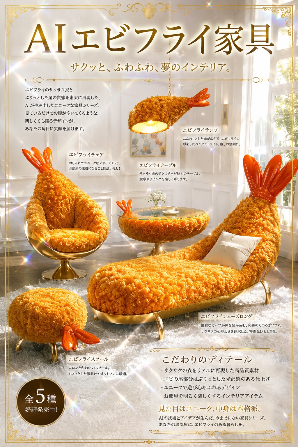 エビフライ家具