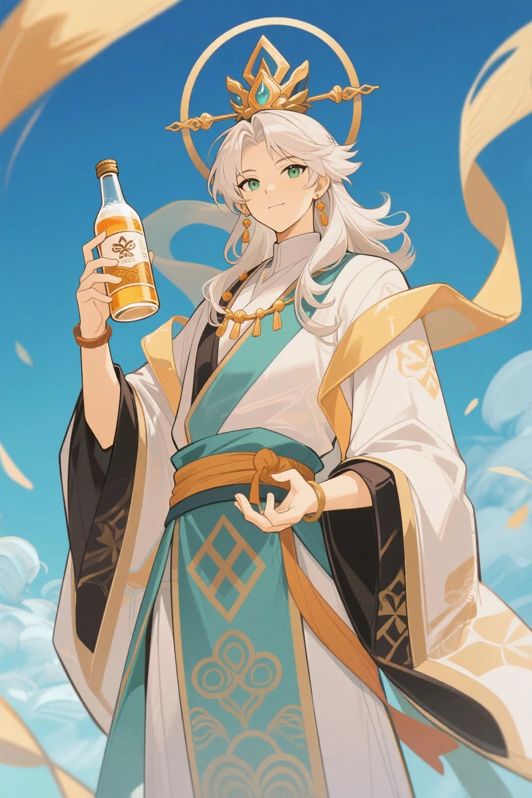 お酒の神様 | の人気AIイラスト・グラビア