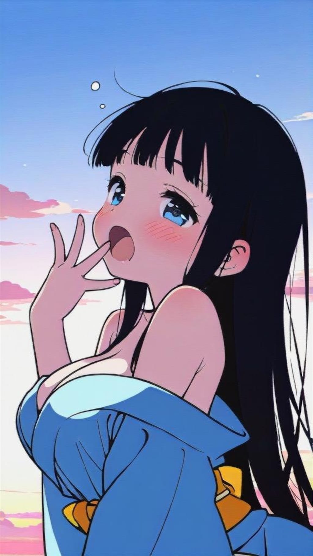 寝坊した織姫