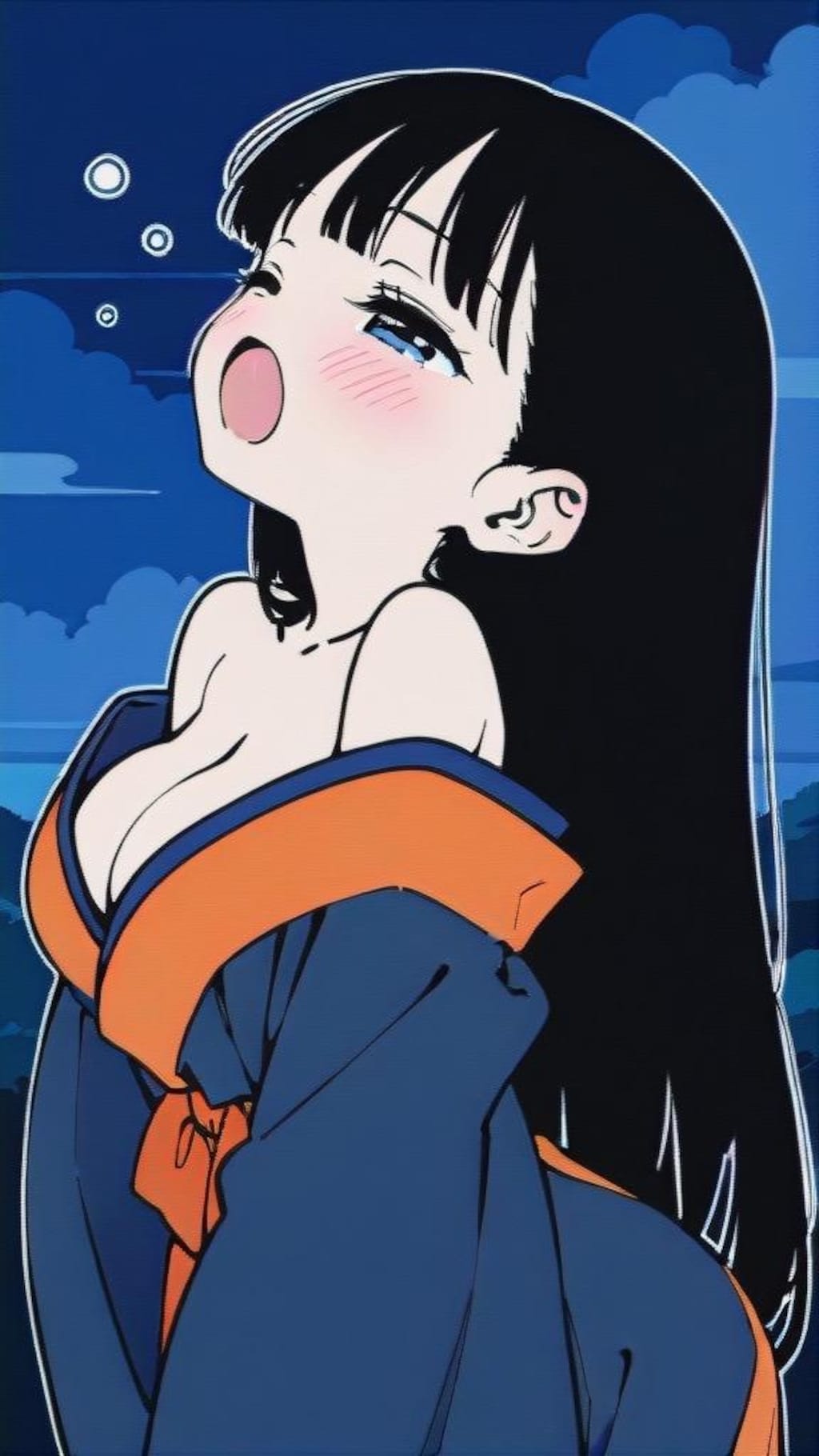 寝坊した織姫