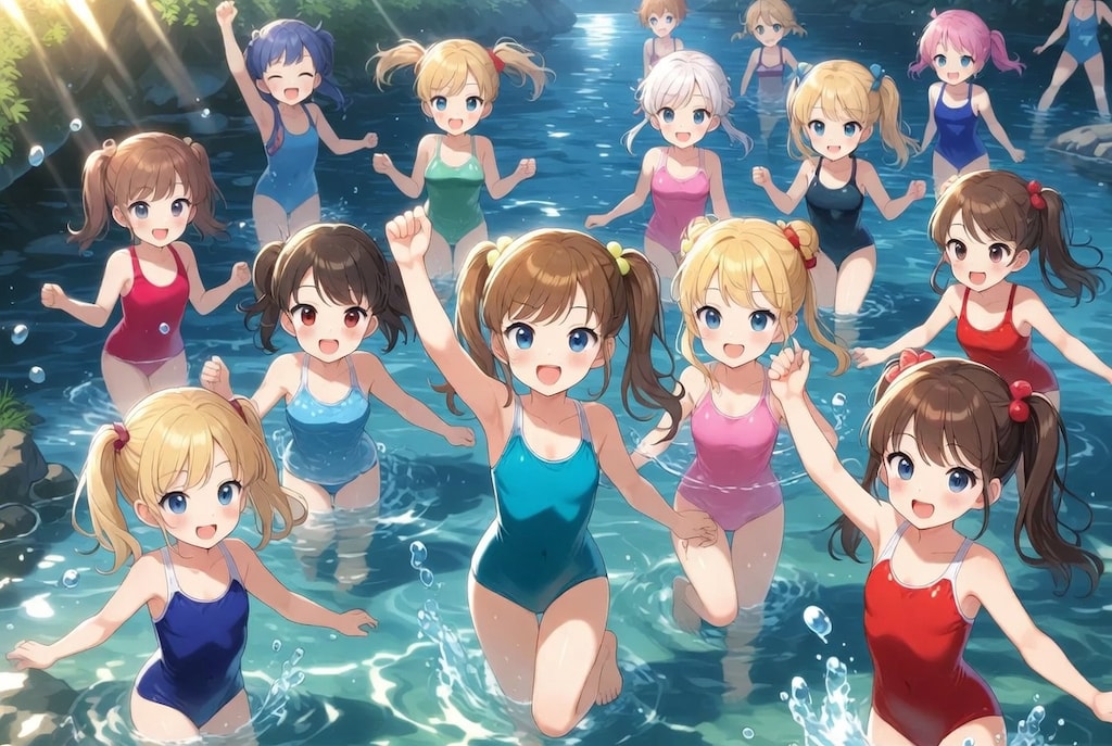 水遊び