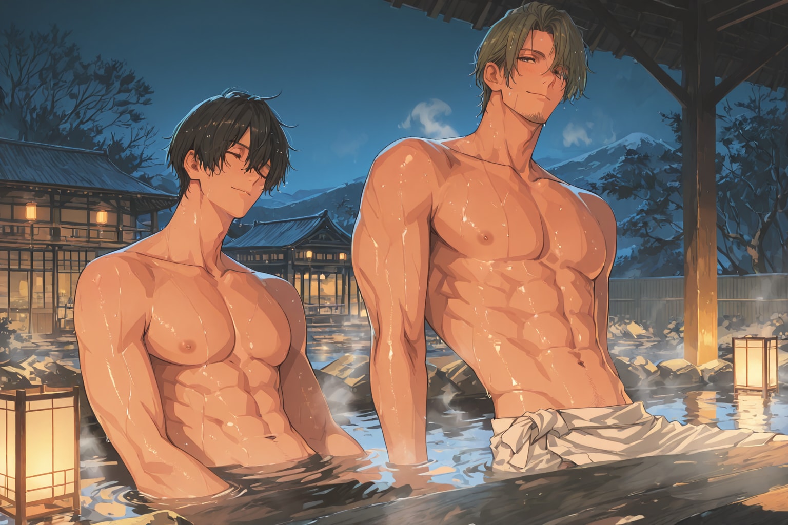 Re：筋肉温泉男子【R18】