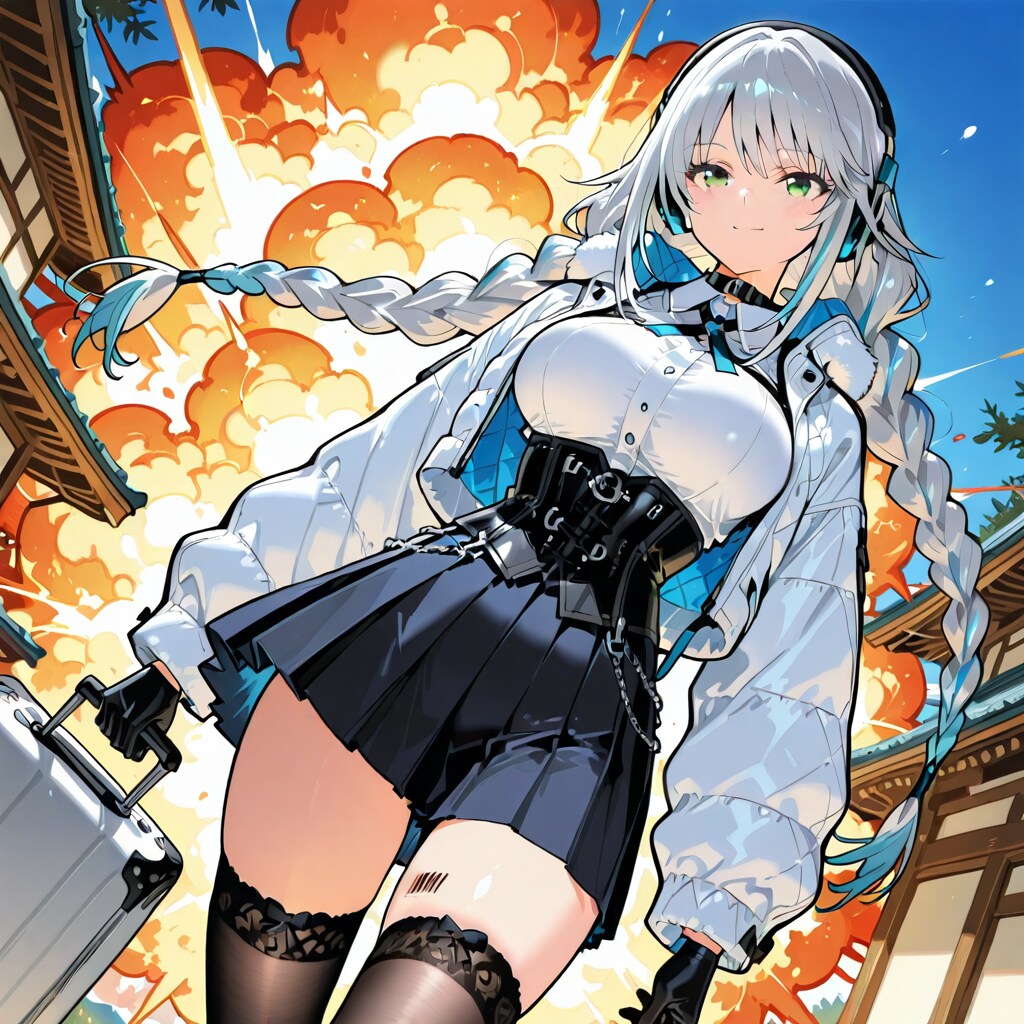 銀髪碧眼