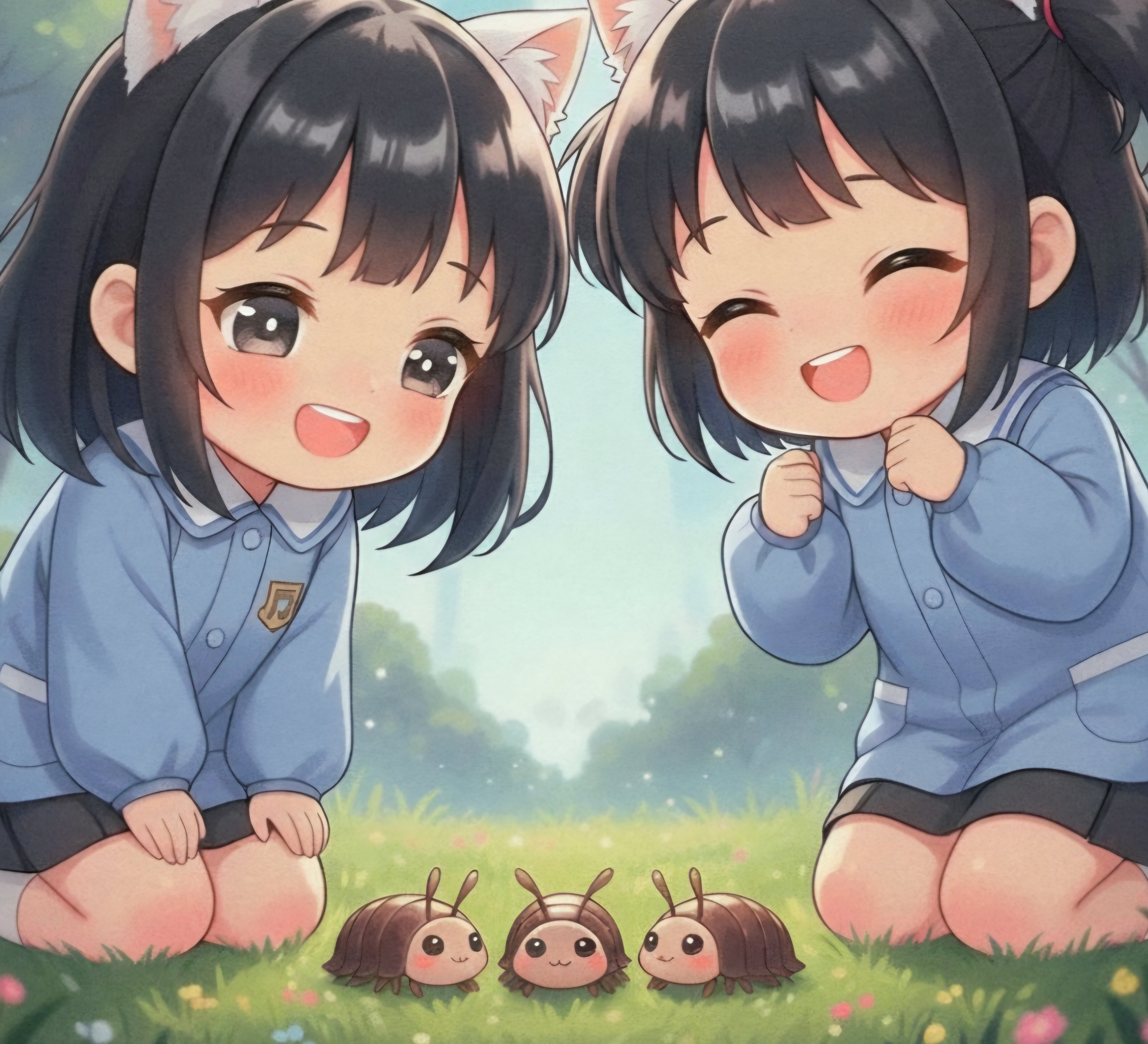 いるねぇ！だんごむしさん♪ | の人気AIイラスト・グラビア