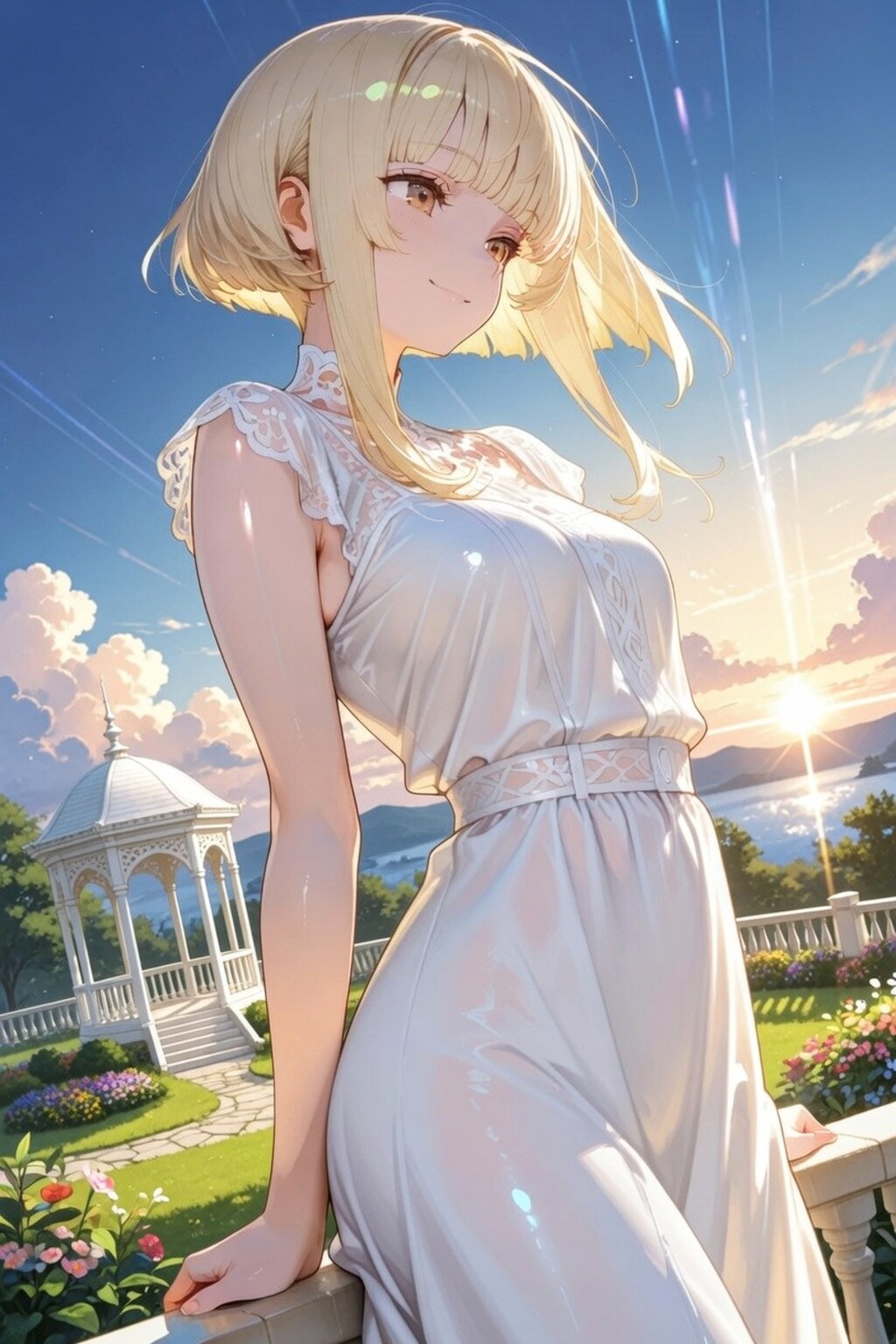 金色の髪色